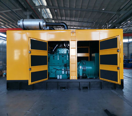 1000kva Baudouin Diesel Generator Industrial Dg Set With Water Cooling System
